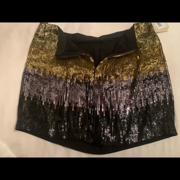 Haute Hippie Sequin Mini Skirt - Picture 5 of 5